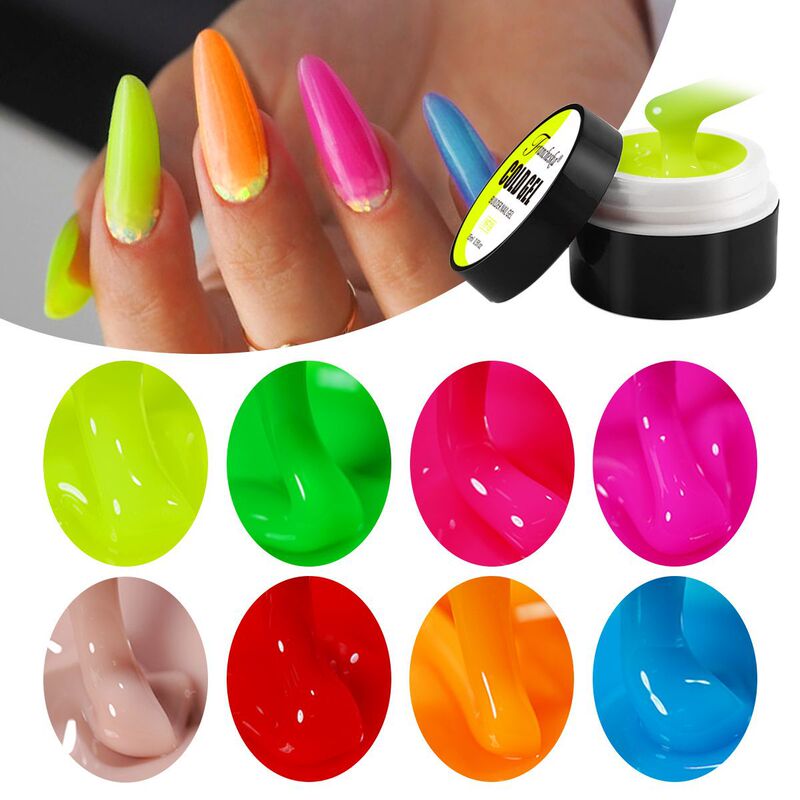 Cross-Border Amazon Uv Gel for Nail Art, Fluorescent Color Uv Gel for Summer, Nail Extension Gel, Factory Wholesale Cross-Border Amazon Uv Gel for Nail Art, Fluorescent Color Uv Gel for Summer, Nail Extension Gel, Factory Wholesale