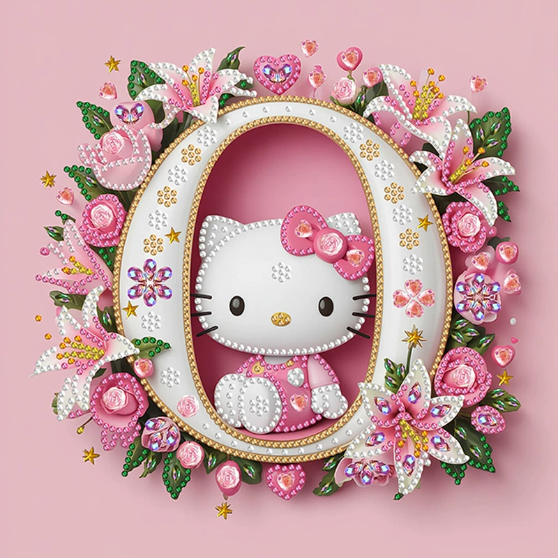 Aliexpress кроссборд KT кошка алмазная мозаика cartoon буква наклейка ручной работы diy гостиная декор картина популярная алмазная