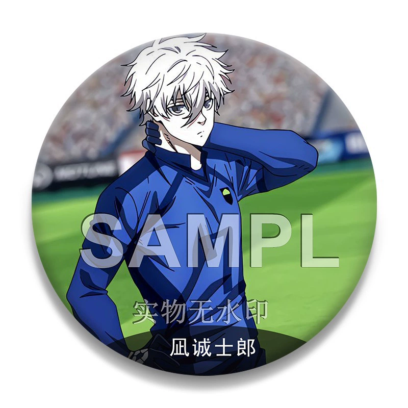 Prison Nagi Seishiro аниме-периферия бар двухмерный лазерный яркий фильм значок рюкзак коллекция долина