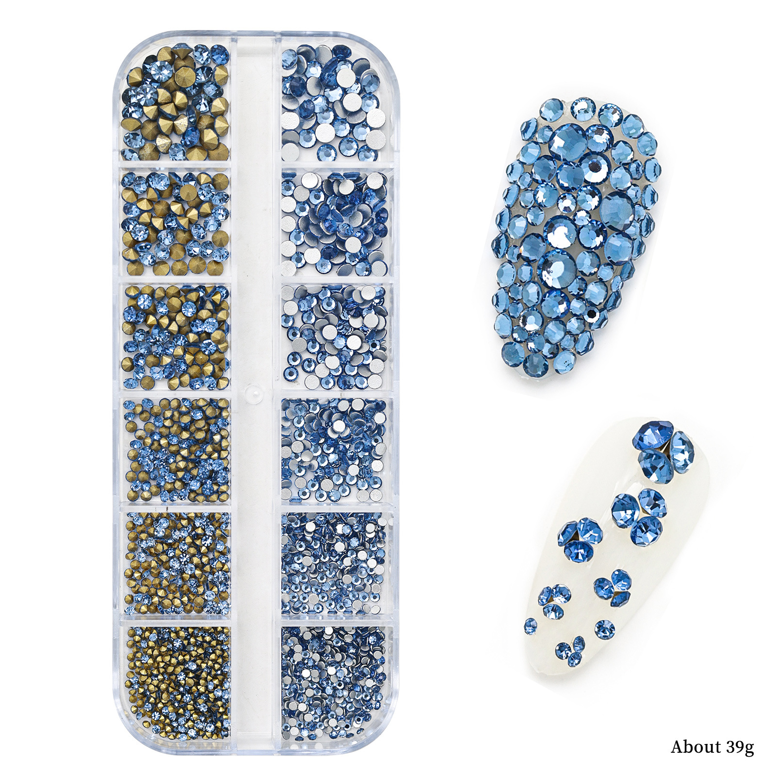 평평한 바닥 뾰족한 바닥 혼합 라이트 블루 04 #