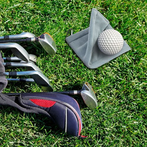 New golf cleaning towel microfiber brushed cleaning club towel wiping ball towel outdoor sports towel