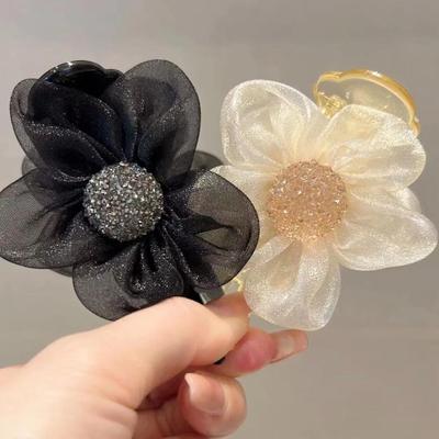 Korean Edition children Meatball head Grip Flaxen Hair Artifact Ponytail clip Little Girl Card issuance adult Flaxen Hair Clamp Hairdressing