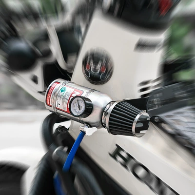 Suitable for Young Beast Cc110 Motorcycle Modified Nitrogen Acceleration Decorative Pot Qiaoge No. 9 Decorative Pot Vespa