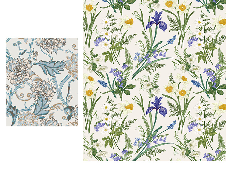 320g Weight Korean Floral Wrapping Paper Event & Party Supplies Elegant Romantic Flower Kraft Paper Daily Date Korean Floral Wrapping Paper Party Supplies Gift Wrapping Supplies 1 Pack Of 10 Sheets