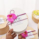New Kraft Paper Cover Oval Gift Box Creative Biscuit Baking Packaging Box Wedding Accompanying Gift Box