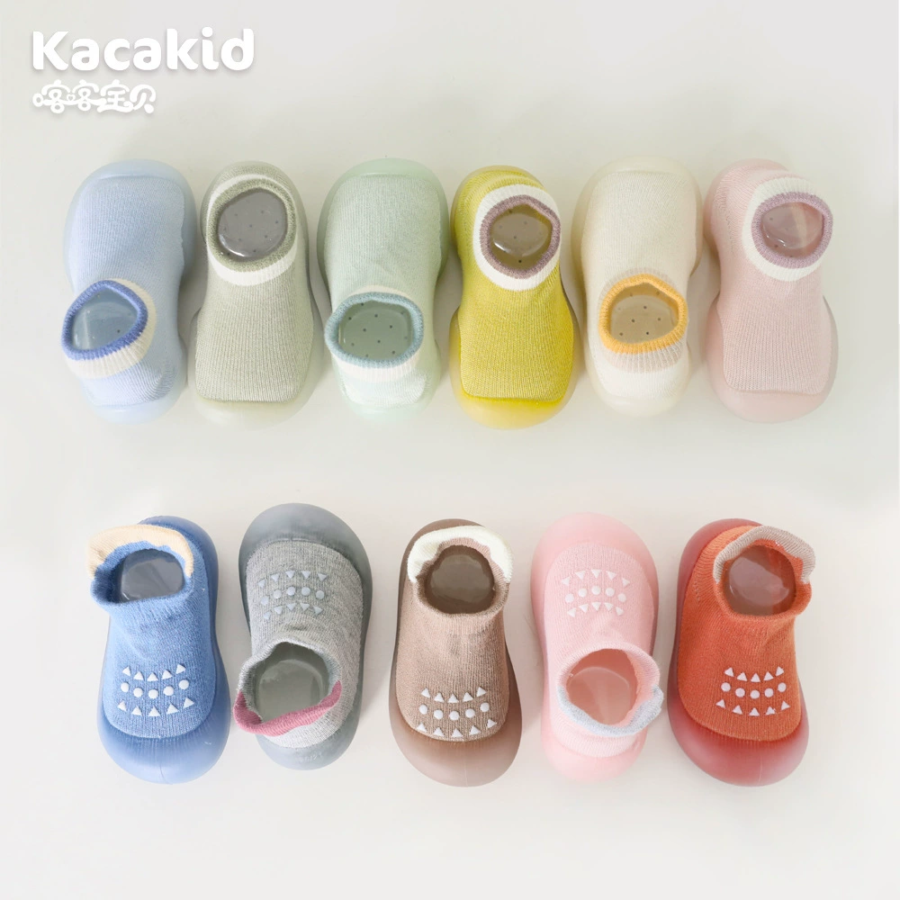 Детская нескользящая обувь на мягкой подошве Износостойкая детская обувь для расчесывания хлопчатобумажная обувь для носков