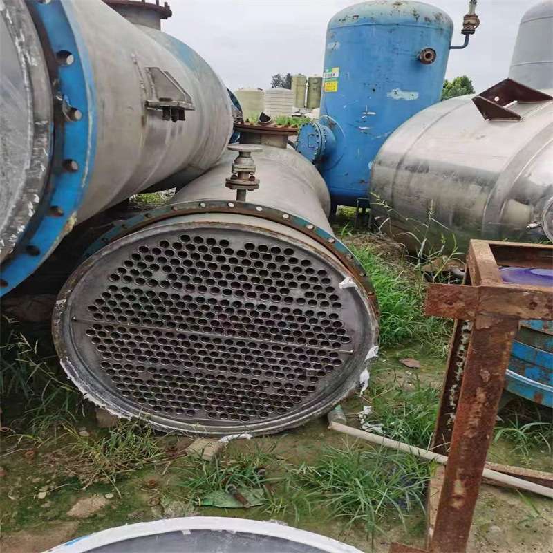 出售二手高压小型换热器 不锈钢冷凝器 列管换热器 回收