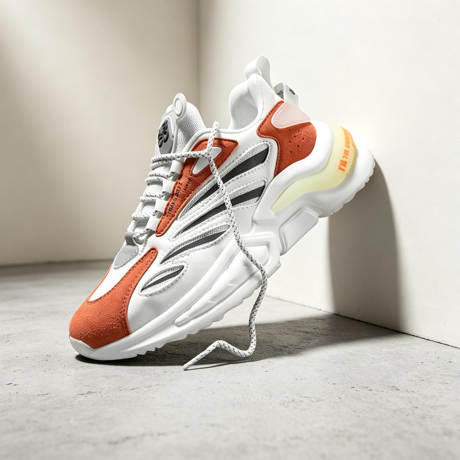 Men's Breathable Korean-style Mesh Fashion Dad Sneakers, Versatile Low-top Casual Running Shoes For Men,_vogvips.com
