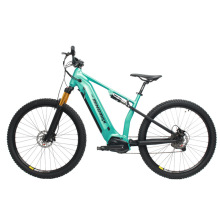 定制29寸电动助力自行车中置电机锂电池越野变速电动车代步电单车