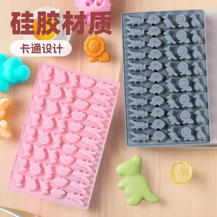 New Cartoon Animal Crocodile Series Chocolate Silicone Mold Household DIY Easy to Release Cute
