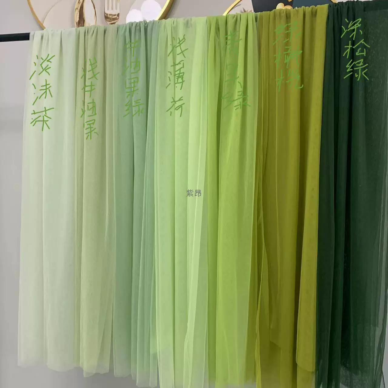 Зеленая сетчатая ткань авокадо, свадебное платье, ткань династии Хань, свадебное украшение, марлевое фоновое украшение, мягкая сетка
