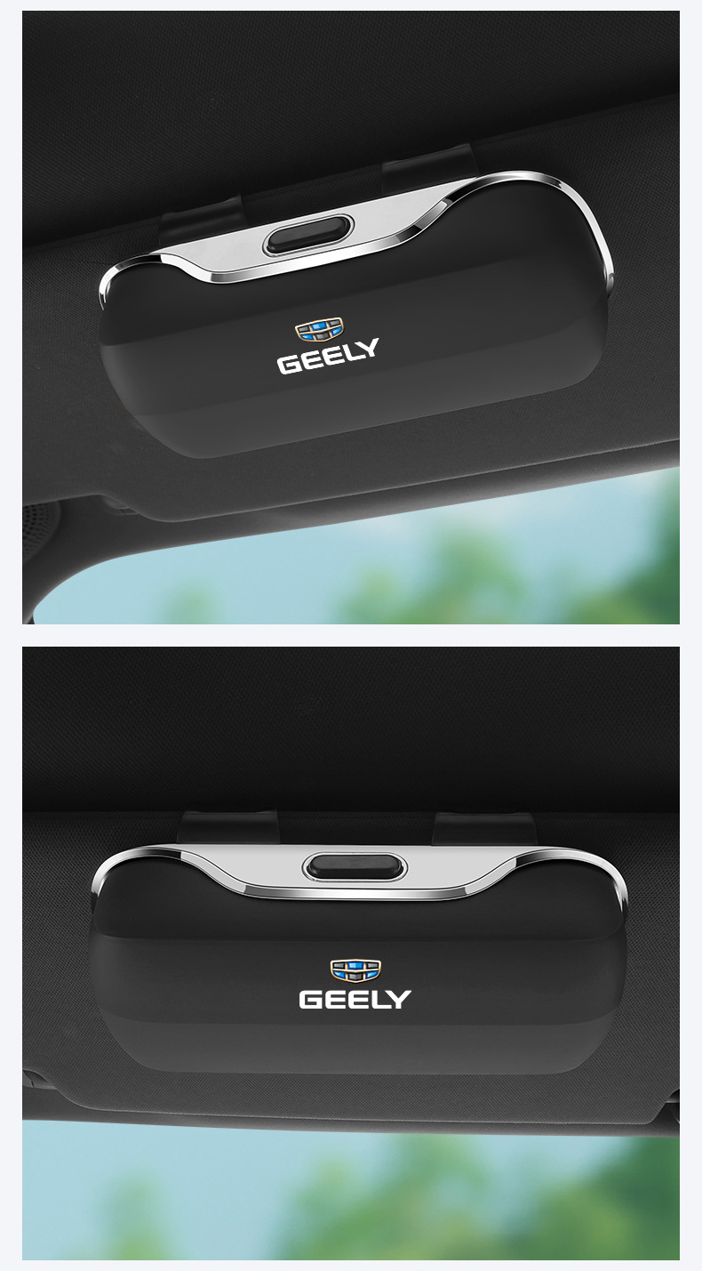 Geely Xingyue L Car-Specific Glasses Case Emgrand Boyue Binyue Sunglasses Storage Clip Modified Car Accessories