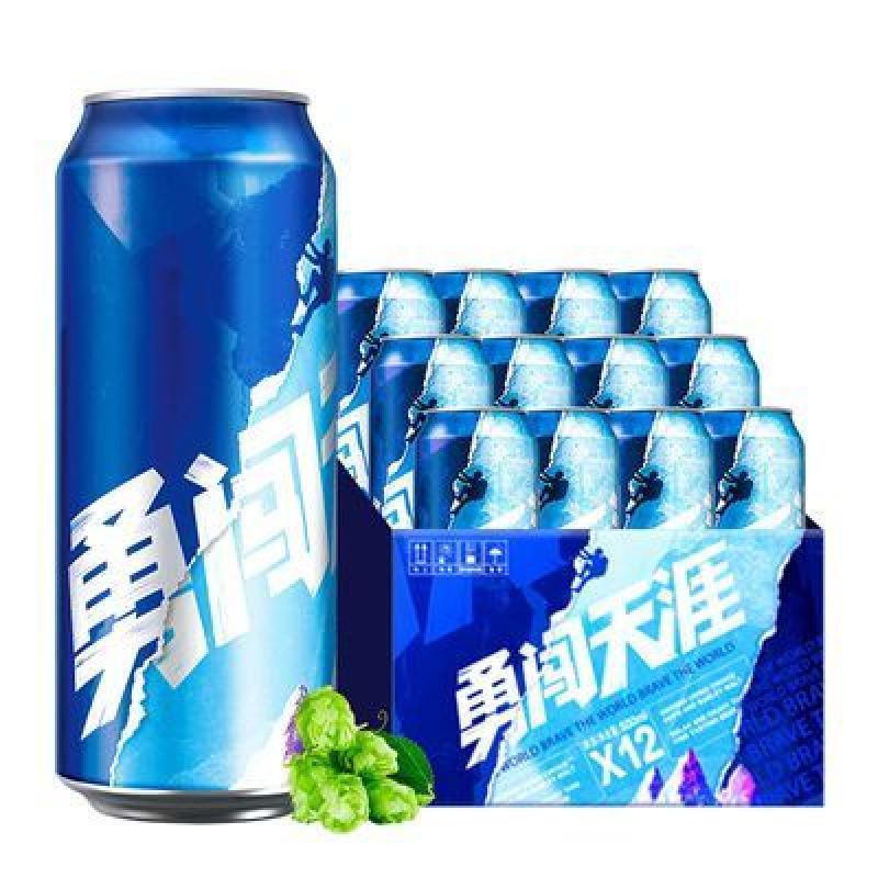 (新日期)雪花啤酒勇闯天涯撕裂版500mL*12瓶整箱批发超市|undefined