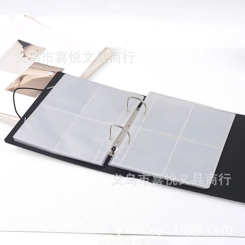 Fan idol storage A4 four-grid transparent card album inner pages for star album mini cards writing postcards storage album