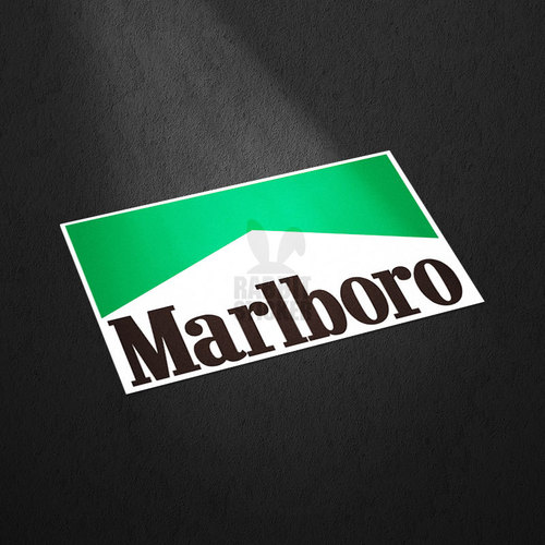 Marlboro Car and Motorcycle Decal Helmet Personalized Waterproof Sticker Luggage Random Decorative Sticker