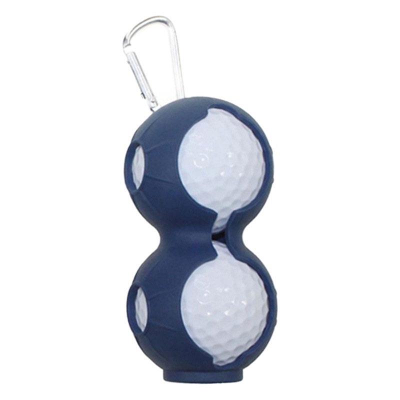 Clip de pelota de golf cubierta de pelota de silicona clip de pelota doble gancho de escalada cubierta protectora accesorios de golf