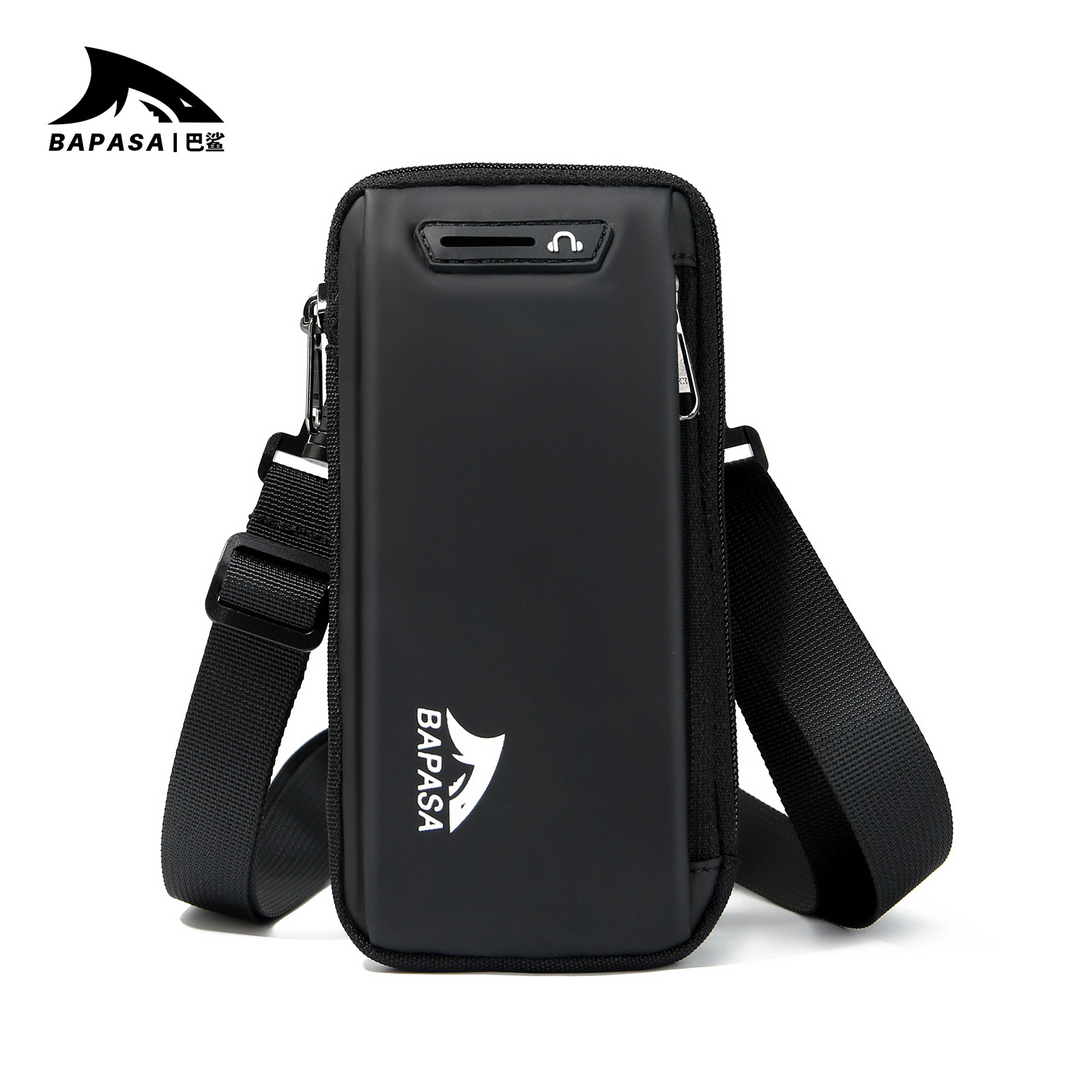 Basha's new Korean style mobile phone bag, casual small bag, PU shoulder bag, student crossbody bag, mini wallet, vertical waist bag