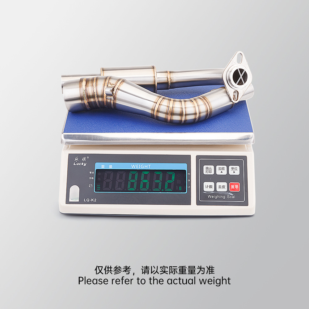 Motorcycle exhaust pipe modification NMAX 125 155 stainless steel front section tail section muffler suit 15-17 years
