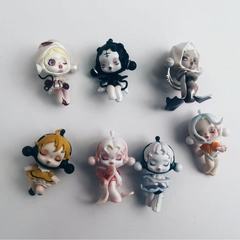 抖音泡泡玛特盲盒SP系列改娃萌粒桌公仔手办潮流时尚DIY小摆件