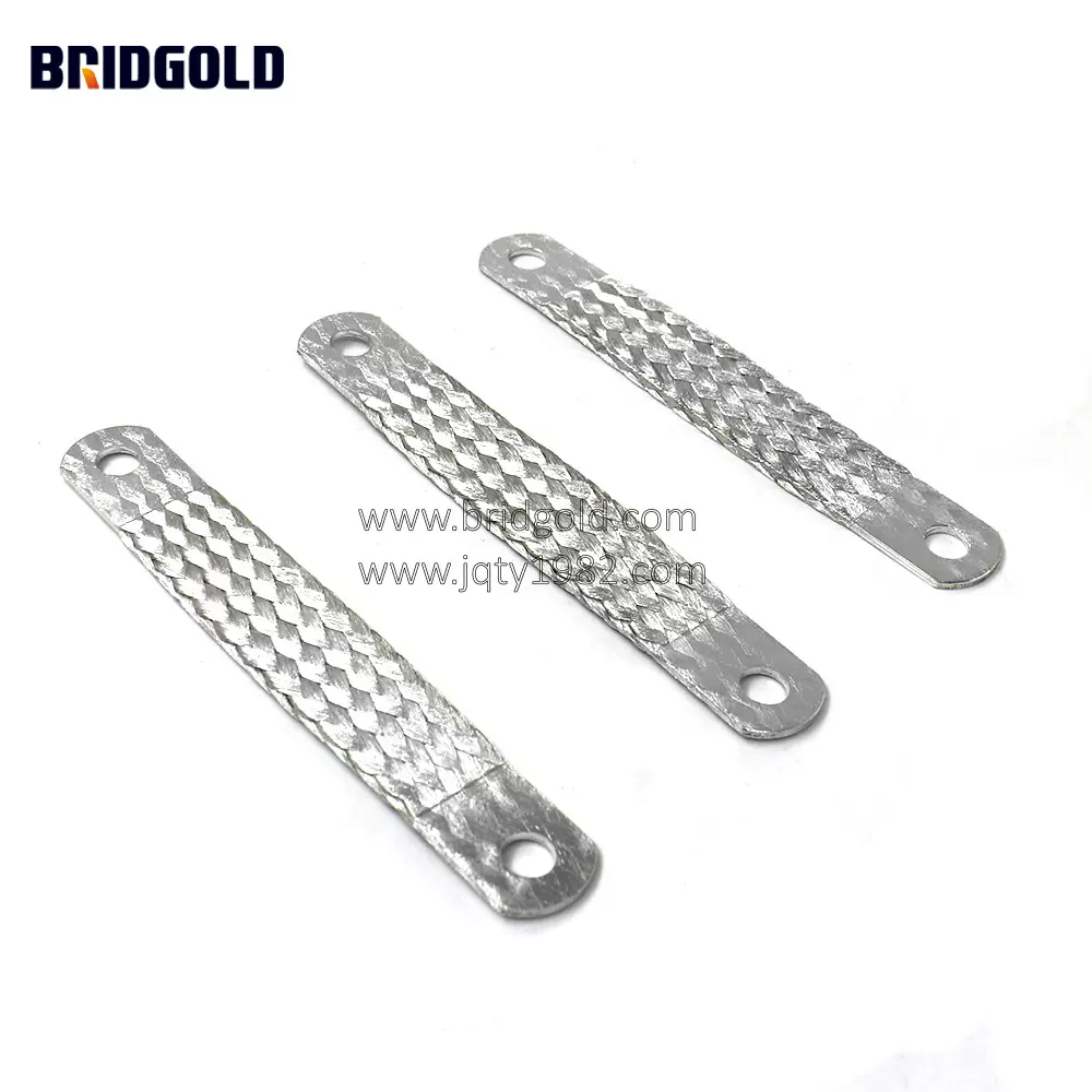 供应易弯曲柔软多层铜编织线软连接 多层叠加镀锡铜编织线软连接