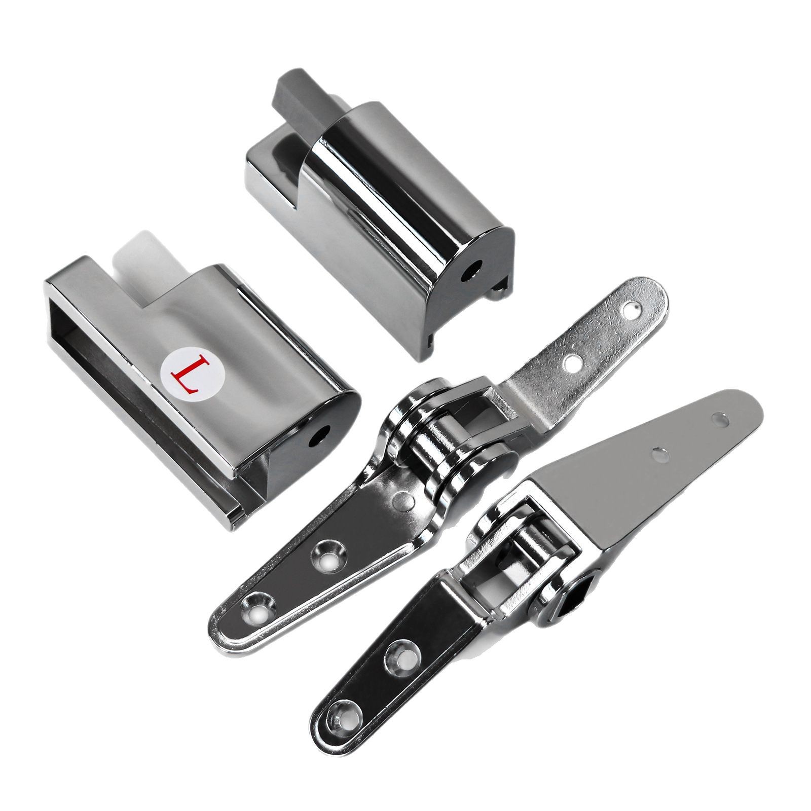 Bisagra de la tapa del inodoro Material ABS Galvanoplastia de aleación de zinc Bisagra de la tapa del inodoro estilo pico de pato con caída lenta