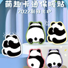 Children's warm stickers, rabbit, cartoon hairpins, with little bears, wholesale