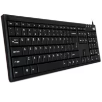 Клавиатура USB Deli 3712 с проводным подключением, тихие клавиши, дырки для утечки, проводная клавиатура