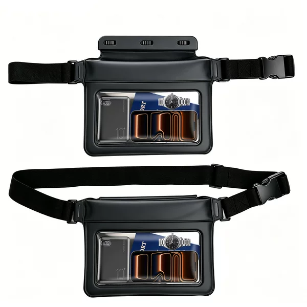 Japanese and Korean New Style Sponge Waterproof Waist Bag Outdoor Beach Drifting Storage Satchel Floating Mobile Phone Waterproof Waist Bag