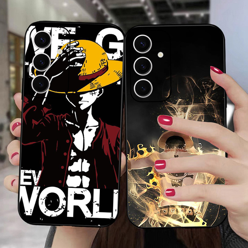 For Samsung S25 mobile phone case S24Ultra One Piece M55 frosted TPU soft edge S23FE protective cover A70