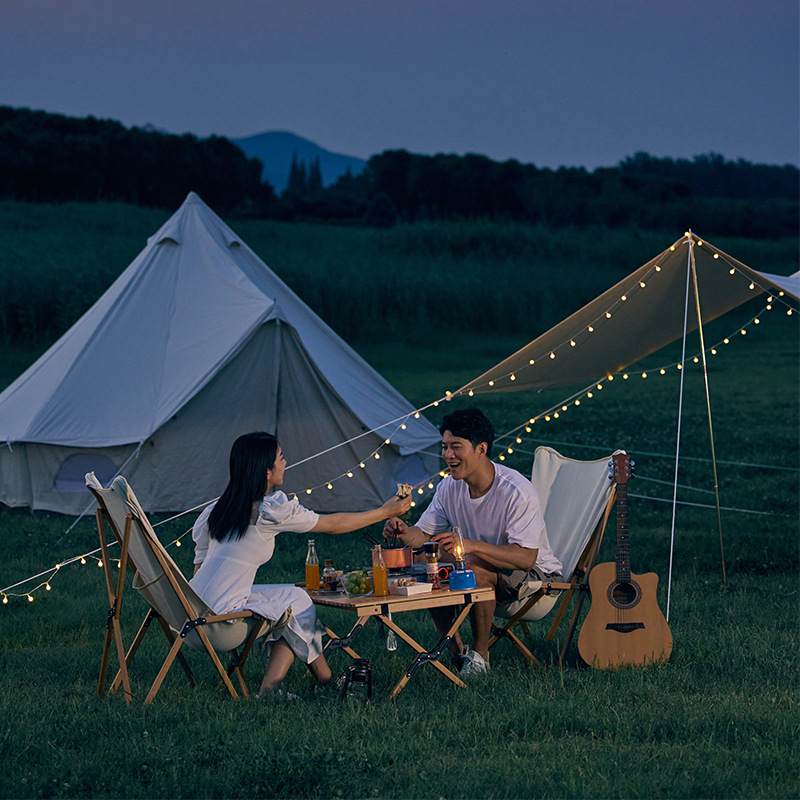 Cadena de luz LED bola cadena luz transfronteriza Venta caliente cereza USB caja de batería de control remoto acampar al aire libre decorativo luz LED