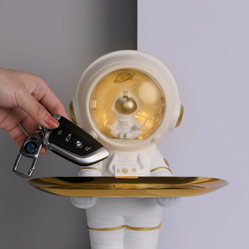 Porch key storage ornaments astronaut astronaut tray resin decoration handicrafts factory direct sales
