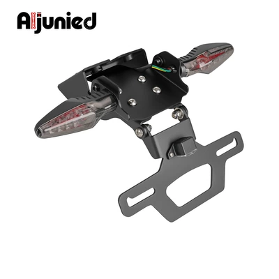 Suitable for Cfmoto 675Nk 675Sr 675Ss Short Tail License Plate Holder Modified Folding License Plate Holder Rear License Plate Fender