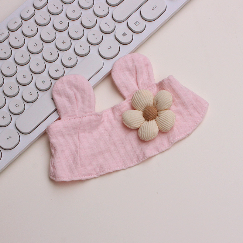 Ins洋気小花赤ちゃん空頂保護ハロゲン門帽子春秋薄手女子赤ちゃん通気韓版頭飾りセット