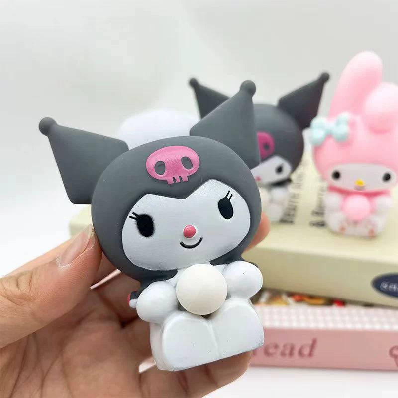 Игрушка для сжатия Sanrio Kuromi Melody Cinnamoroll — 6×5×6 см, антистресс для детей