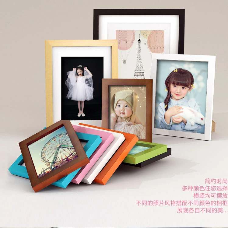 Solid Wood photo frame table 5 inch 6 inch 7 inch 8 inch 10 inch 11 inch 12 inch 16 inch simple modern creative simple picture frame