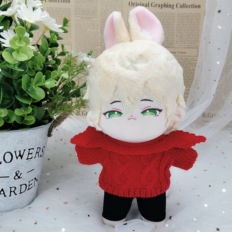 20cm свитера из хлопка, шерстяной нити, шапка, шарф, маленькая ткань, 3 очка за аксессуары для кукол bjd pic 13