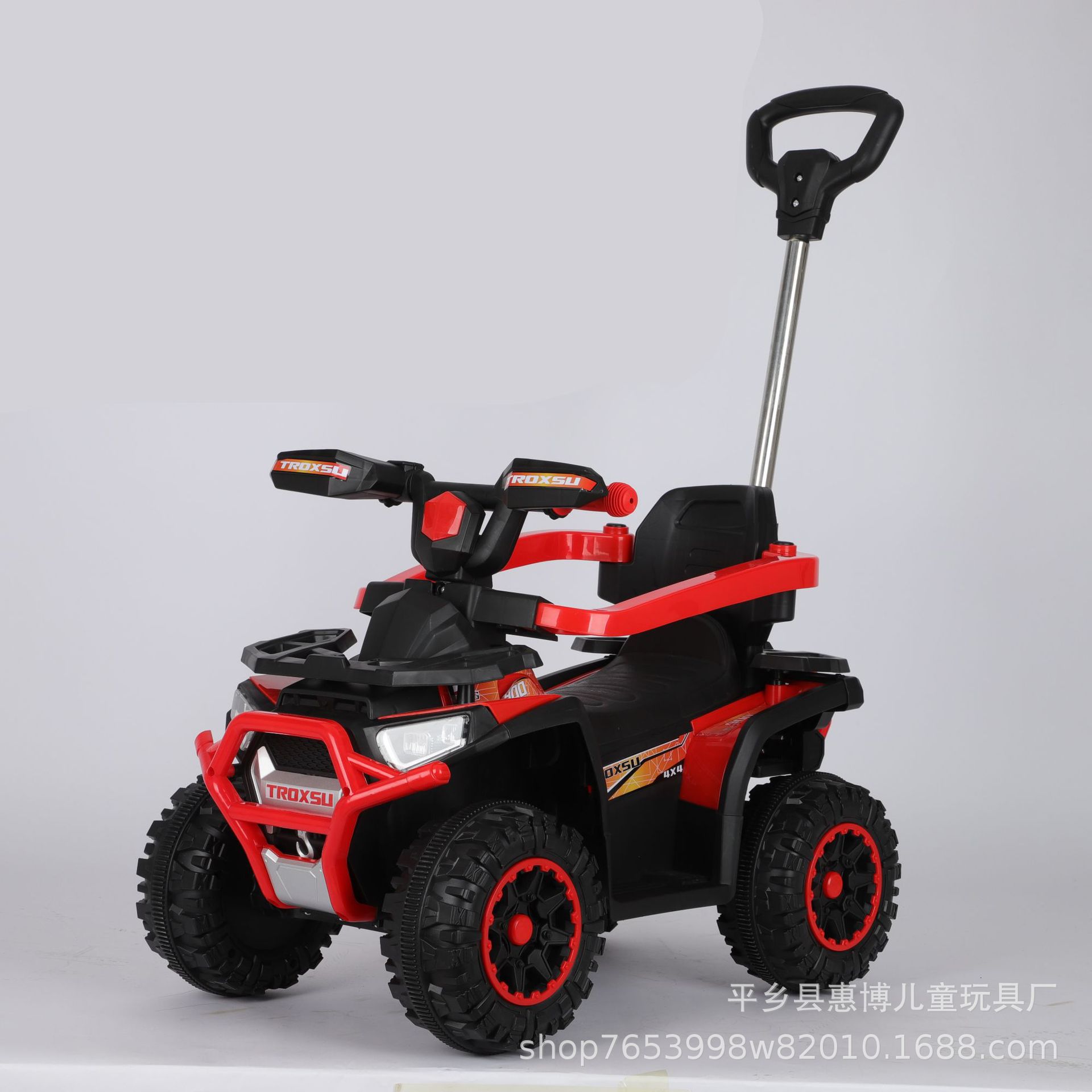 Children's Foreign Trade Export Push Beach Cart for Boys and Girls, Large Four-Wheel Ride-On Baby Walker