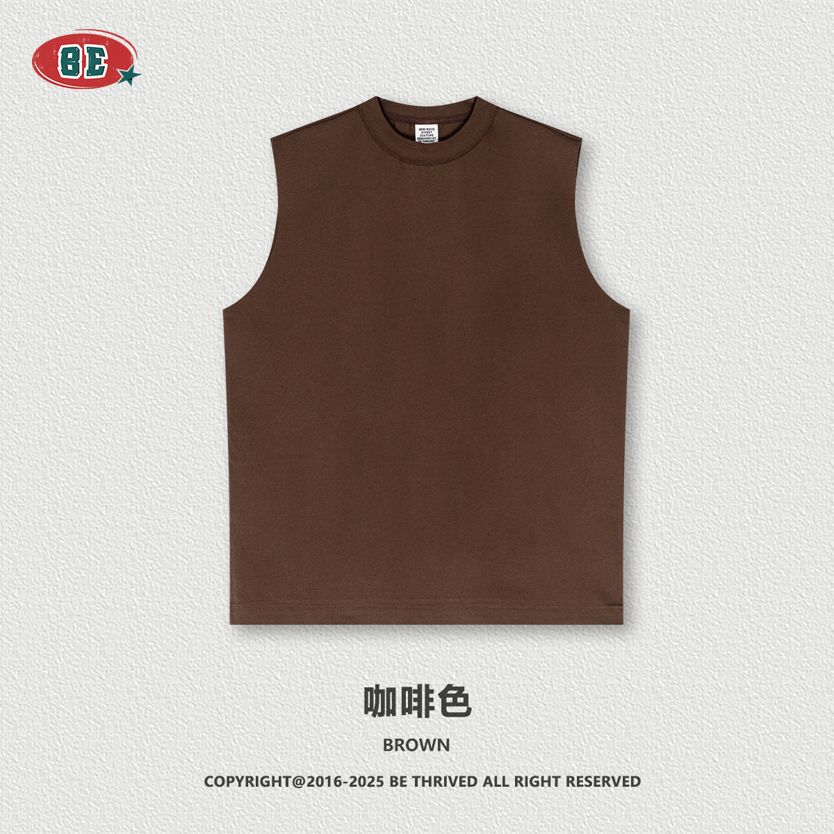 Be Hombres| 2025 verano americano pequeño cuello rápido secado chaleco de hombro deportivo de color sólido protector solar camiseta sin mangas hombre