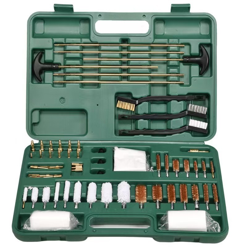 Juego de cepillos de limpieza transfronterizos al por mayor para Amazon, herramientas de mantenimiento y limpieza para armas de fuego y tuberías, herramientas multifuncionales para limpieza de armas domésticas.