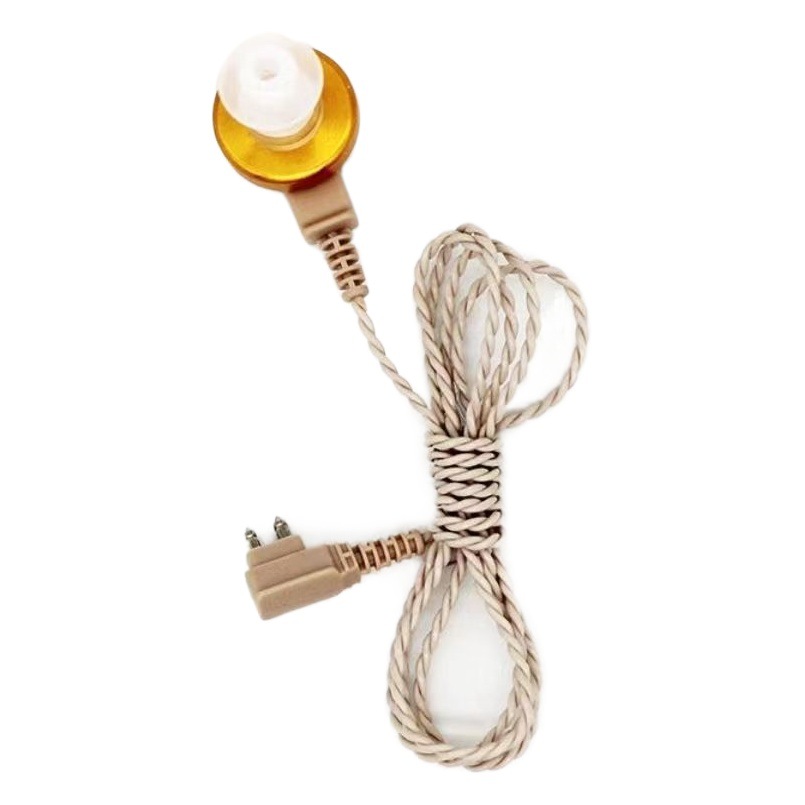 Cable de Auriculares para Audífonos de Caja 2 Orificios 2 Núcleos de Plástico y Metal Accesorio para Audífonos