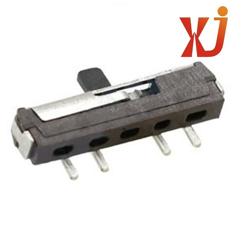 侧拨3档滑动开关  侧拨3档拨动开关3位  四脚三档拨动开关三位