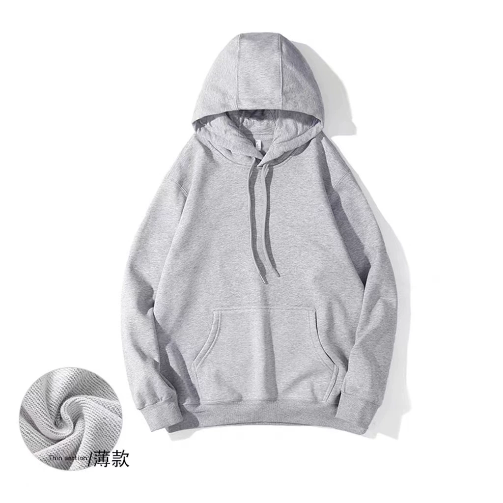 Мужская оверсайз худи, длинный рукав, осенняя толстовка, размеры M–5XL