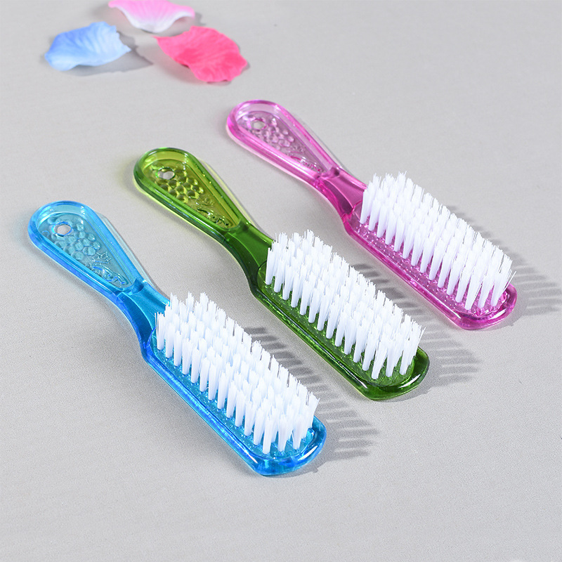 Plastic Crystal Brush Cleaning Brush Laundry Brush Cleaning Dead Angle Dead Skin Convenient Cleaning Small Objects Home Standing