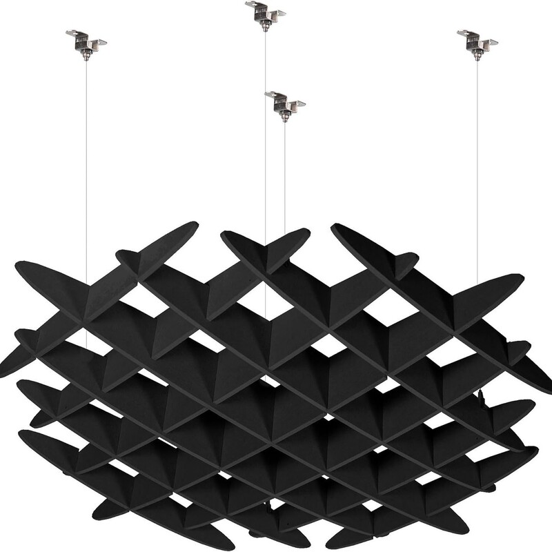 Polyester fiber sound-absorbing decorative ceiling panels for hanging in kindergarten, office, conference room, and auditorium Polyester fiber sound-absorbing decorative ceiling panels for hanging in kindergarten, office, conference room, and auditorium