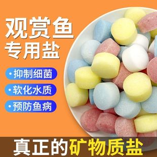 Ornamental Fish Sterilizing Salt Fish Tank Disinfecting Salt Natural Sea Salt Fish Sterilizing Salt Fish Disease Prevention and Treatment Fish Tank Purification Water Quality