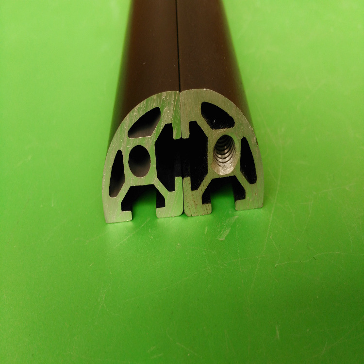 生产订做异形三叉管铝合金型材 家具建筑装饰铝材深加工表面处理