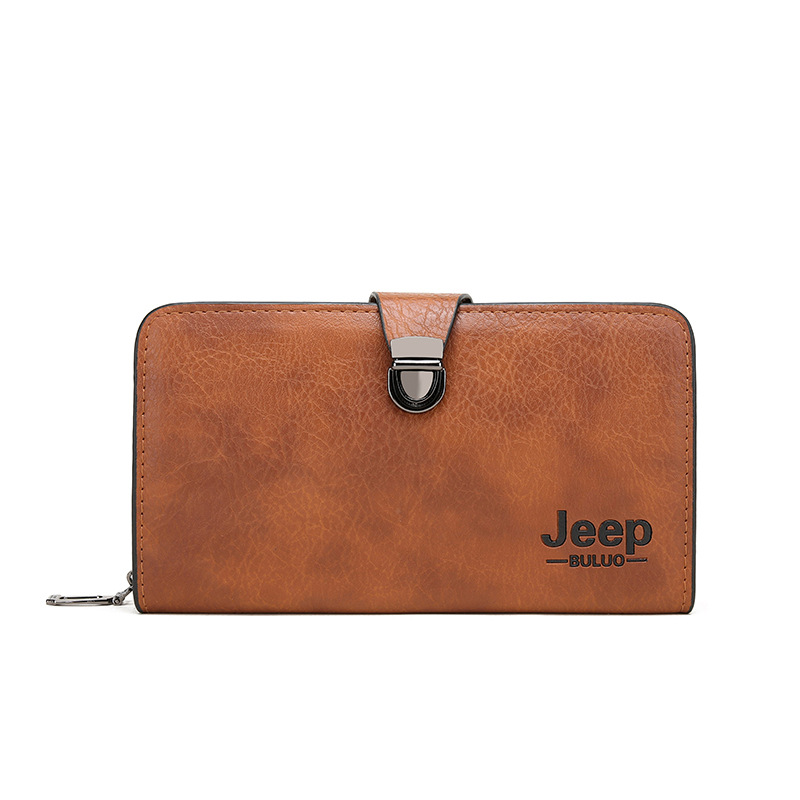 Jeep, capacious hand loop bag, universal wallet, small clutch bag