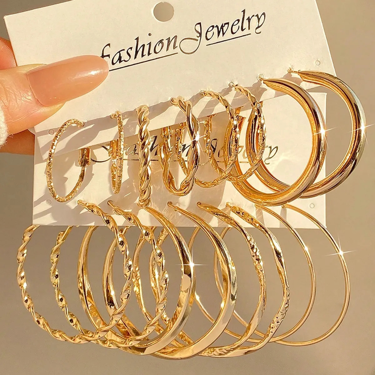 hoop earrings