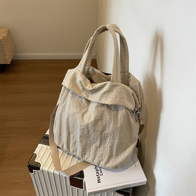 lulu solid color all-match tote handbag sports yoga bag shoulder crossbody bag fitness travel bag casual bag