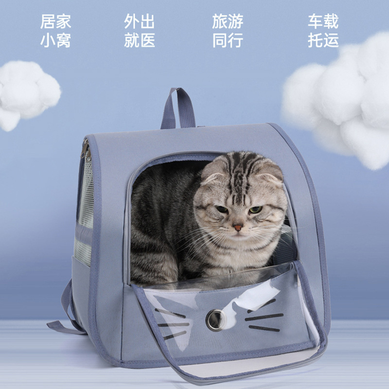 猫バッグ、ポータブルショルダーキャットバッグ、オールシーズン対応、通気性、抗ストレス猫ケージ、犬バッグ、ペットバックパック|undefined